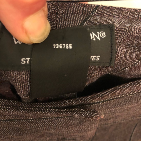 WORTHINGTON WORKS-Stretch Separates, WIDE LEG, Cuffed-hem SLACKS. Size 6 - Picture 9 of 14